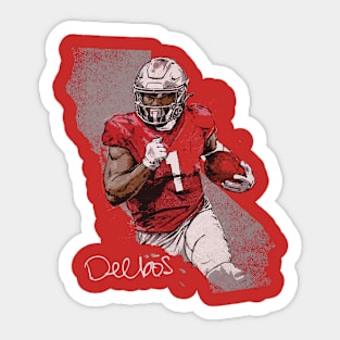 Deebo Samuel San Francisco City Map Sticker